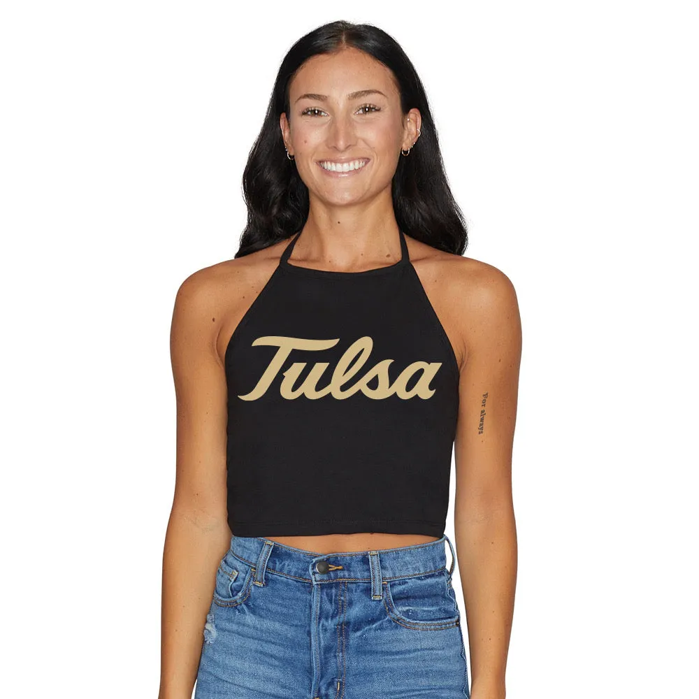 Tulsa Black Halter Top