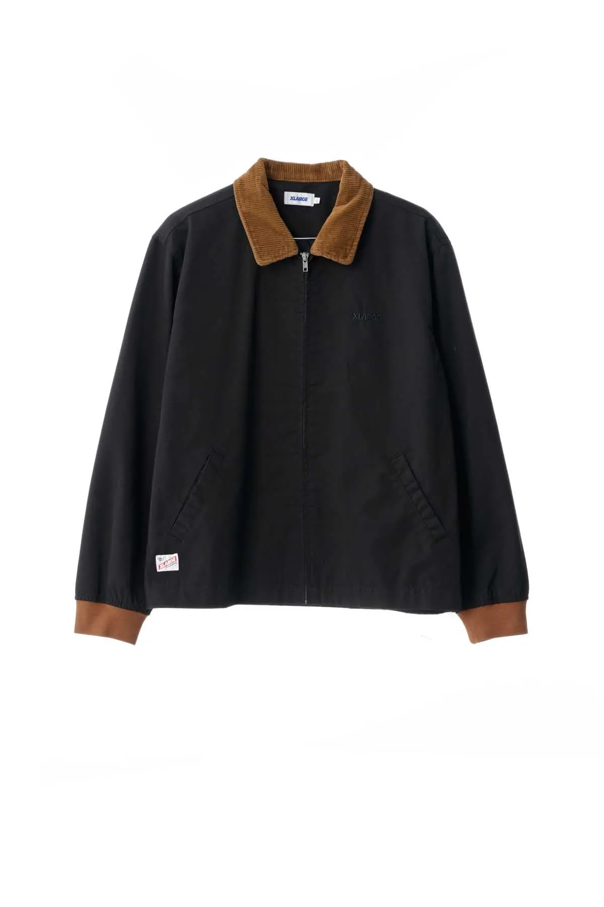 TWO TONE WORK JACKET - Black