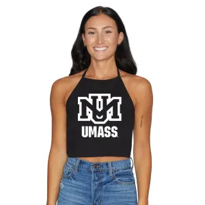 UMass Vintage Black Halter Top