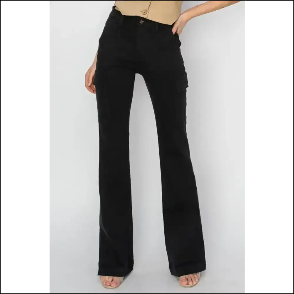 Unleash your Inner Sass with Risen Cargo Bootcut Jeans - Confidence Overload! 💥👖