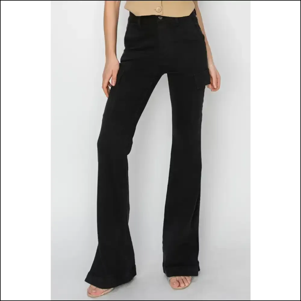 Unleash your Inner Sass with Risen Cargo Bootcut Jeans - Confidence Overload! 💥👖