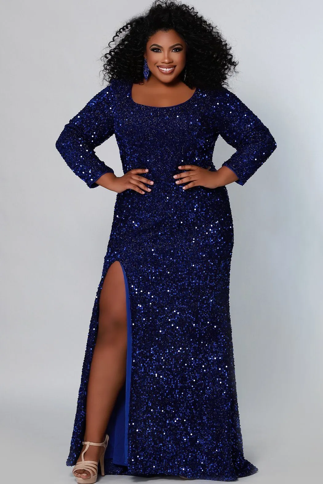 Unmistakable Plus Size Evening Dress