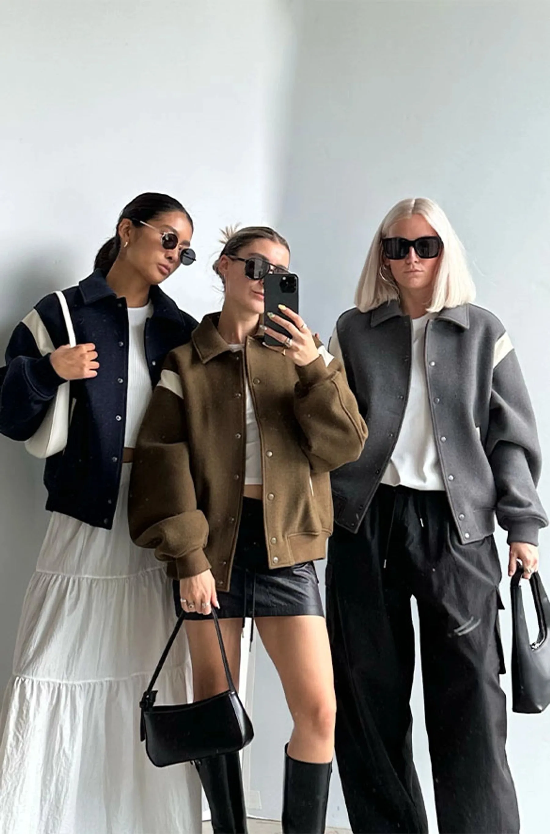 Varsity Wool Blend Bomber