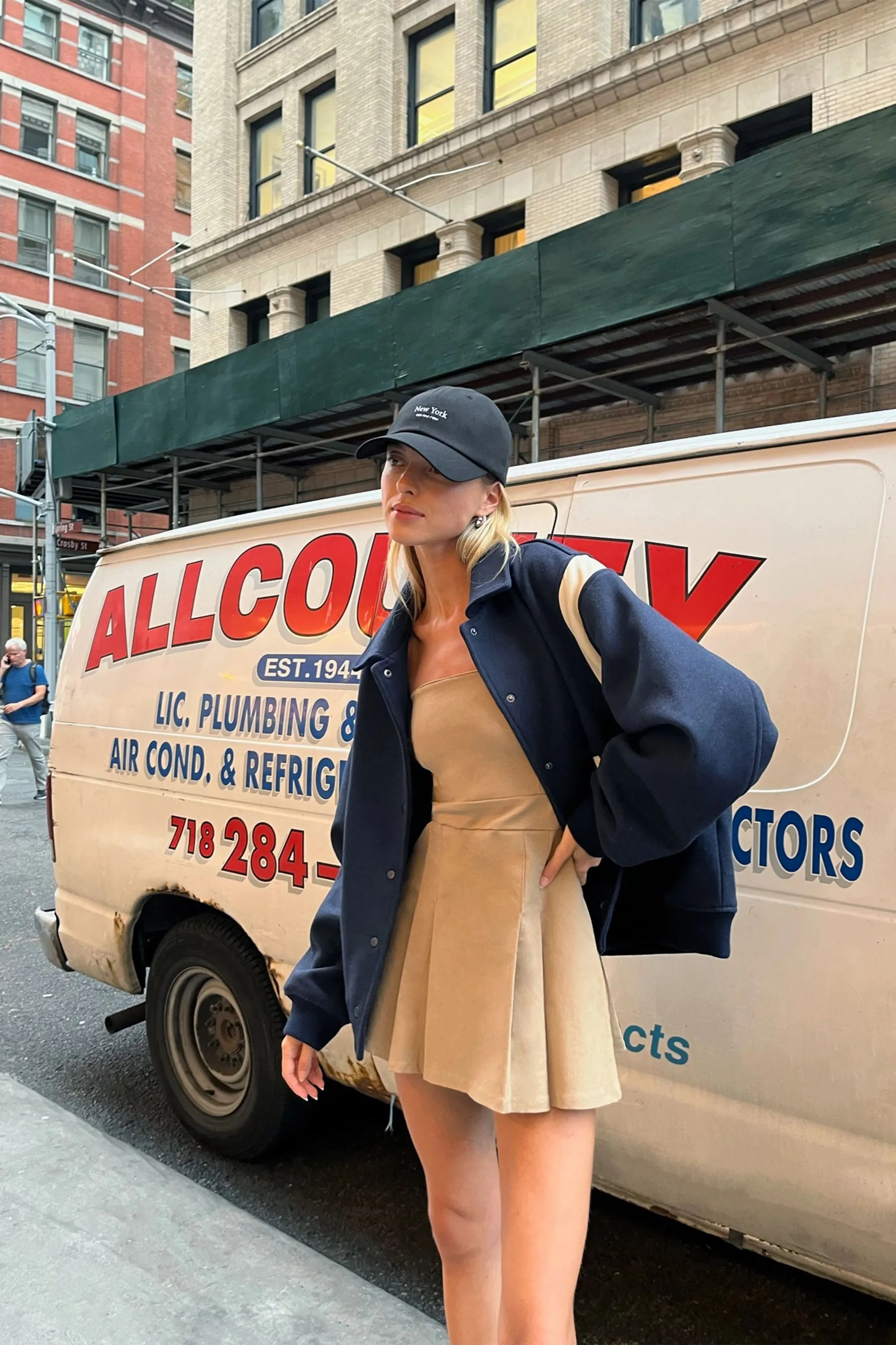Varsity Wool Blend Bomber