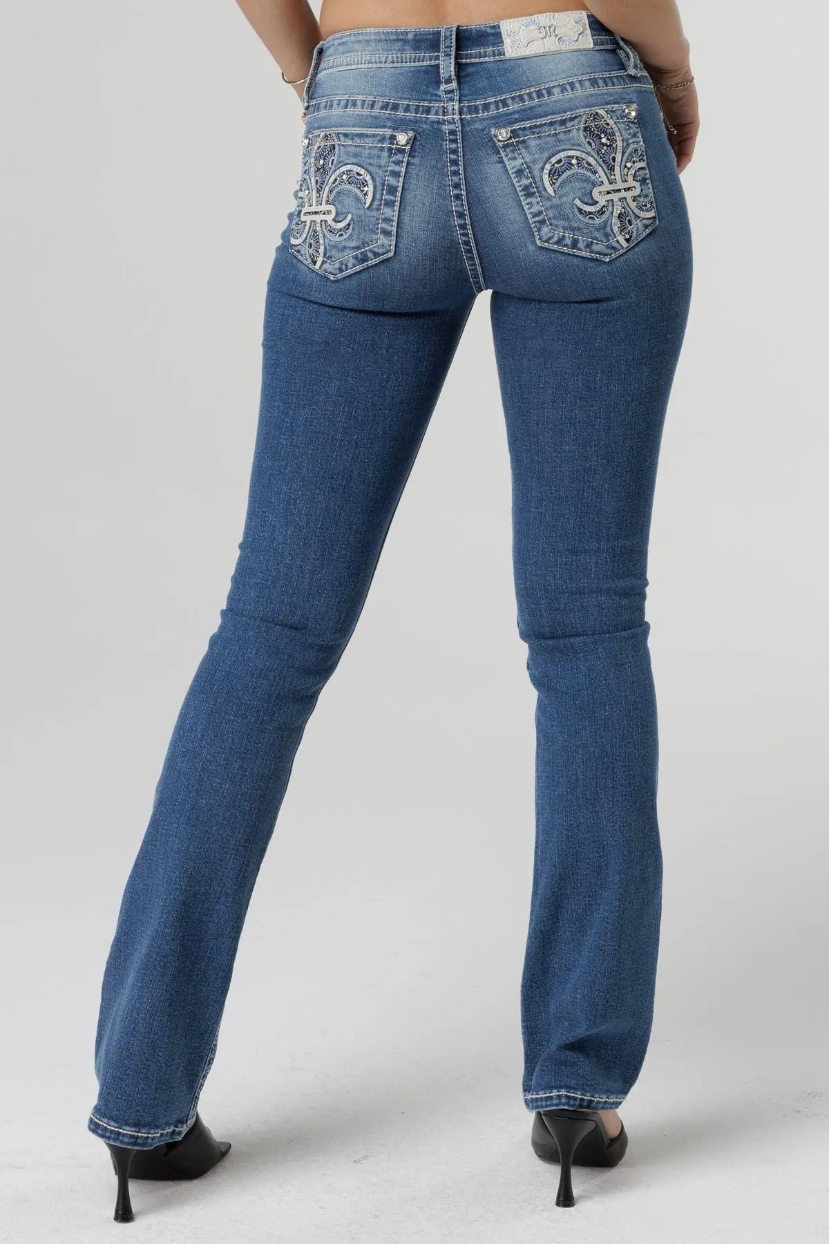 Vernal Fleur De Lis Bootcut Jeans