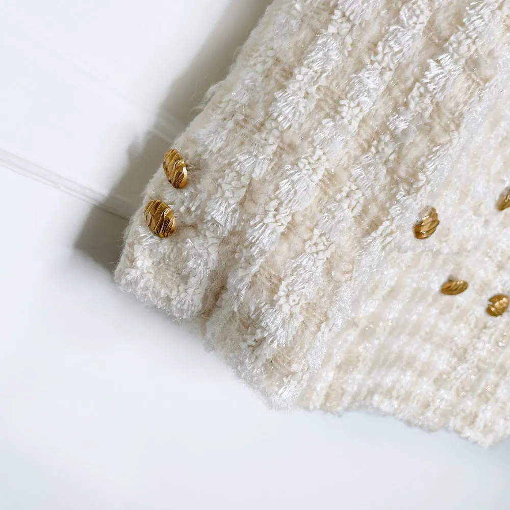 vintage 80s escada wool-blend snow queen jacket
