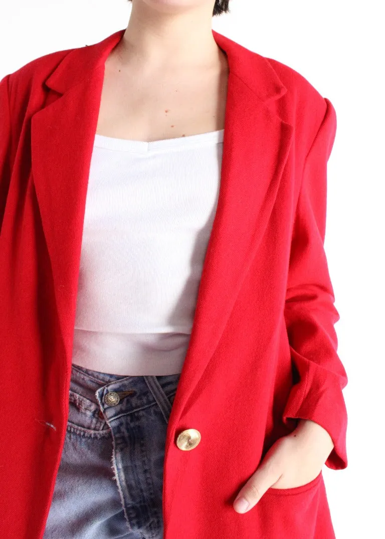 Vintage Wool Blazer S0078