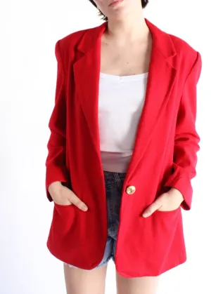 Vintage Wool Blazer S0078