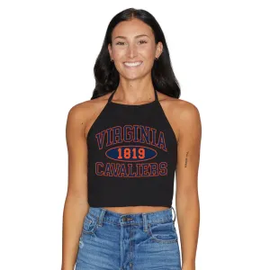 Virginia Cavaliers Black Halter Top
