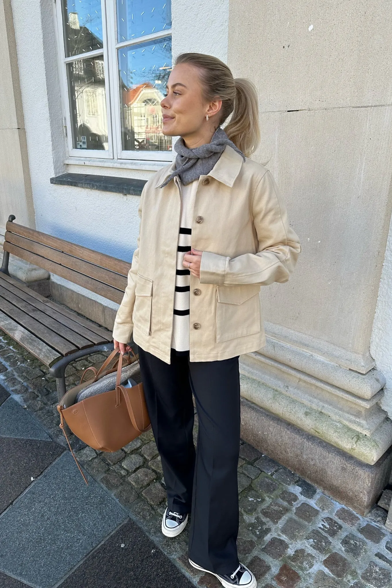 VMMathilde Jakke - Råhvid/Beige