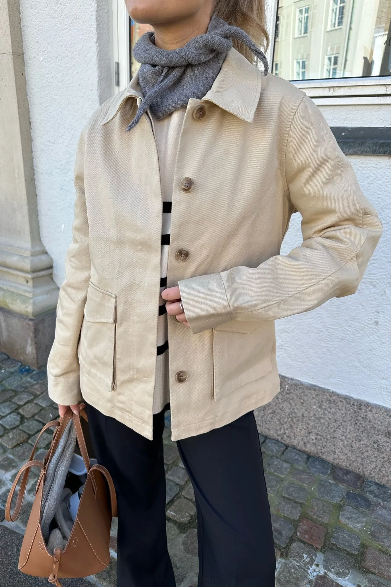 VMMathilde Jakke - Råhvid/Beige
