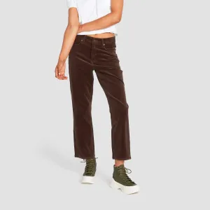 Volcom Stoned Straight Jeans Espresso - Womens