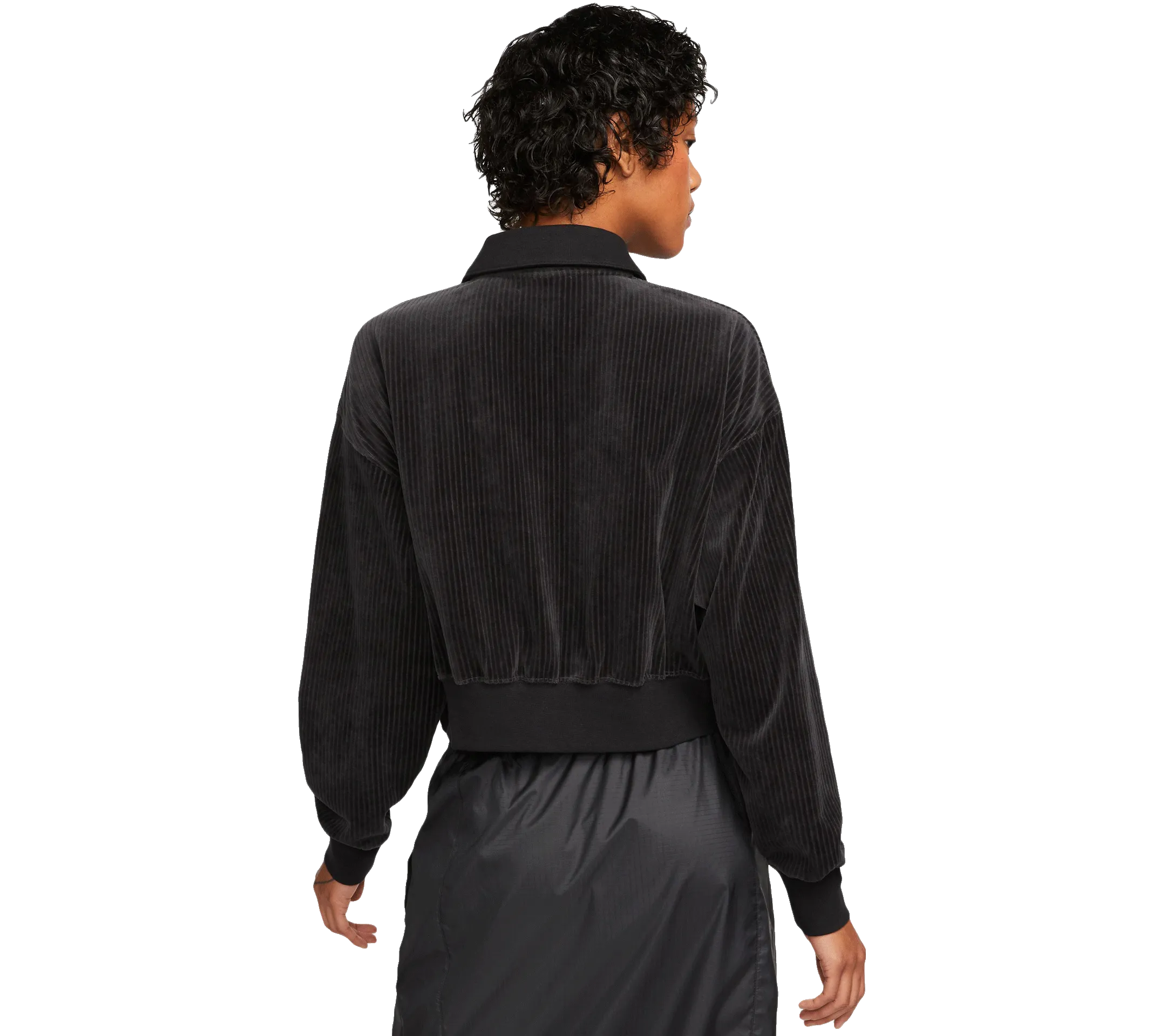 W Nike Velour 1/4 Zip