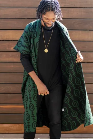 Wakanda Kimono-Green/Black