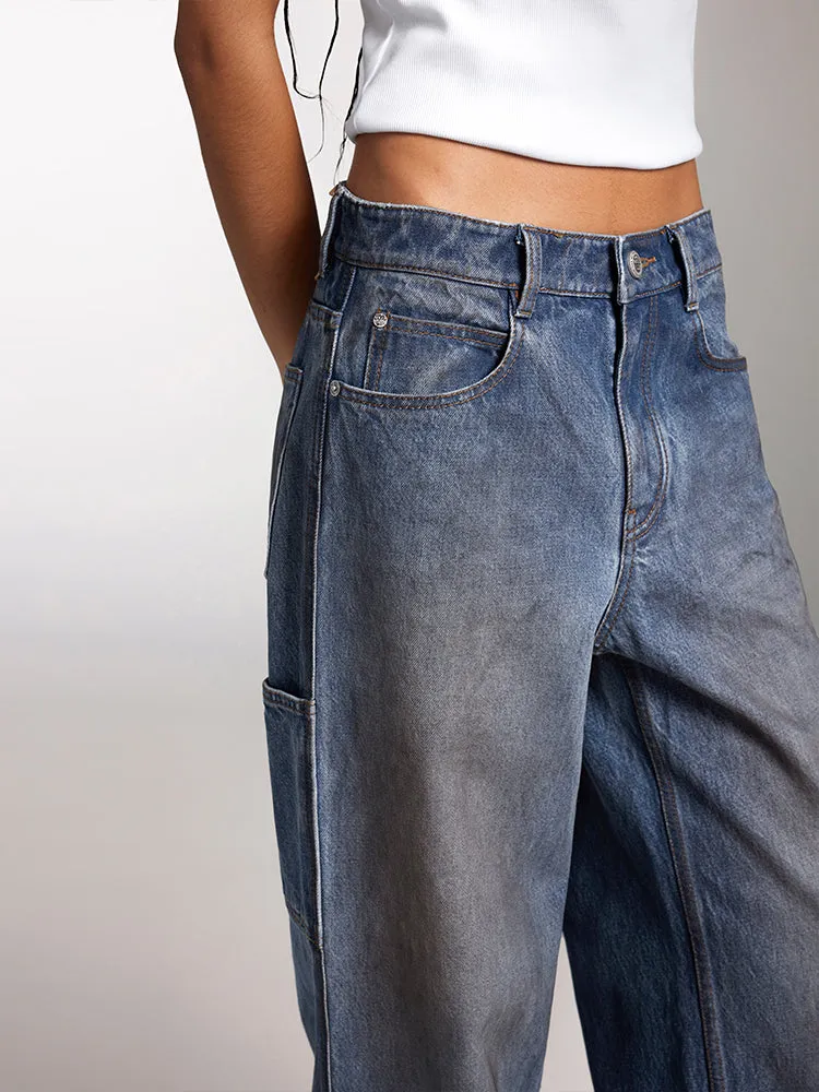 Wasteland Style Distressed Jeans