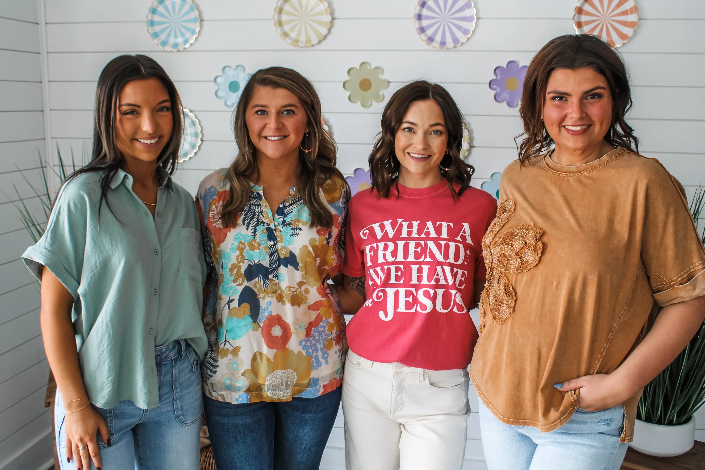 What A Friend We Have In Jesus Graphic Tee • Red