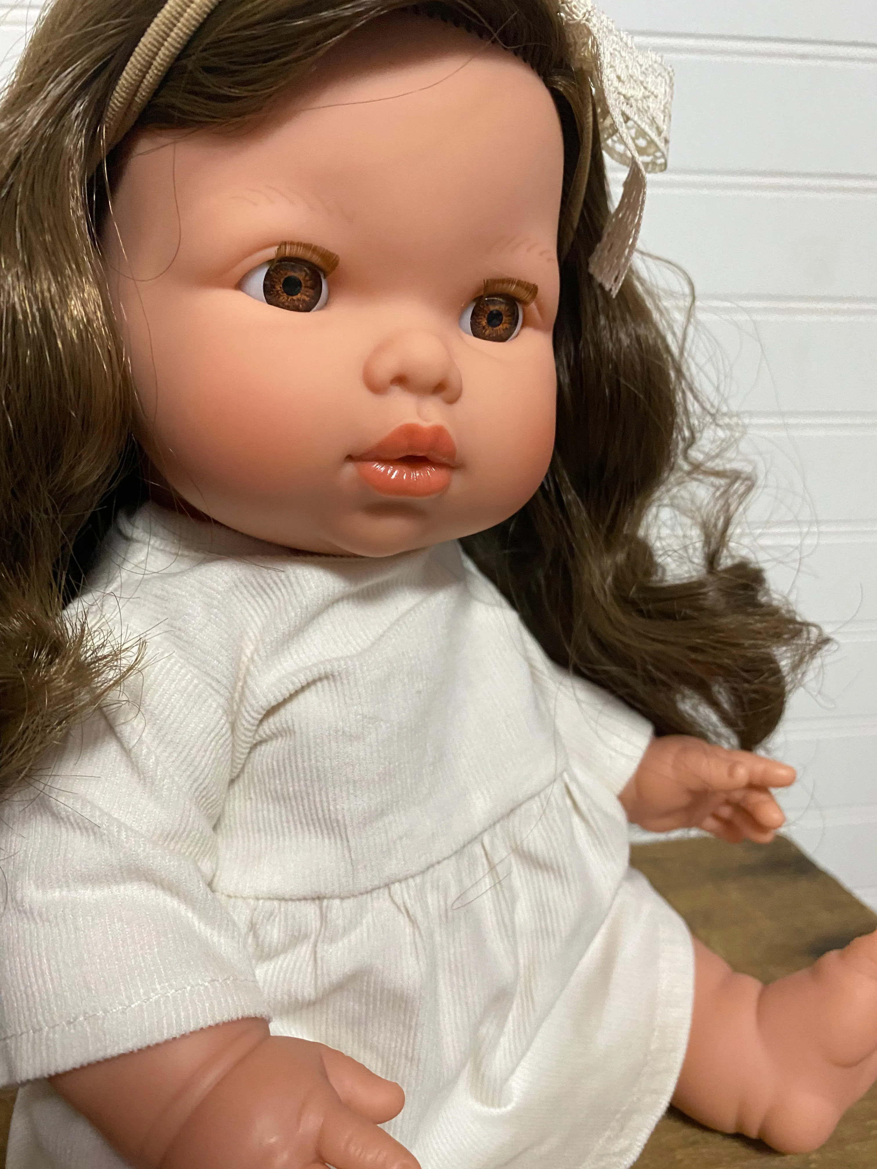 White corduroy dress - Minikane