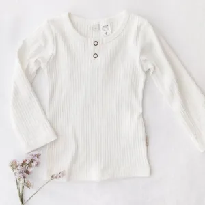 Willow Long Sleeve Top - Warm White