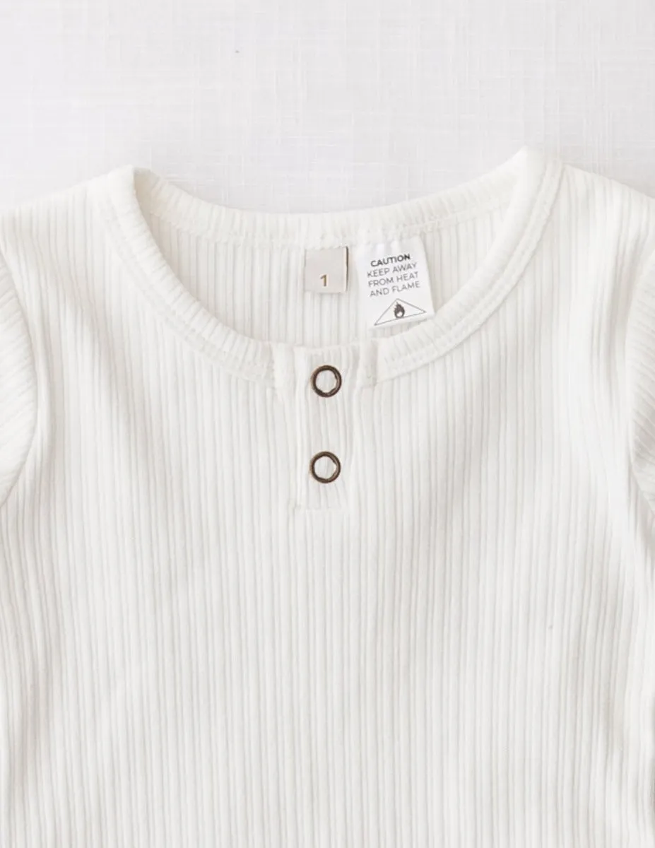 Willow Long Sleeve Top - Warm White