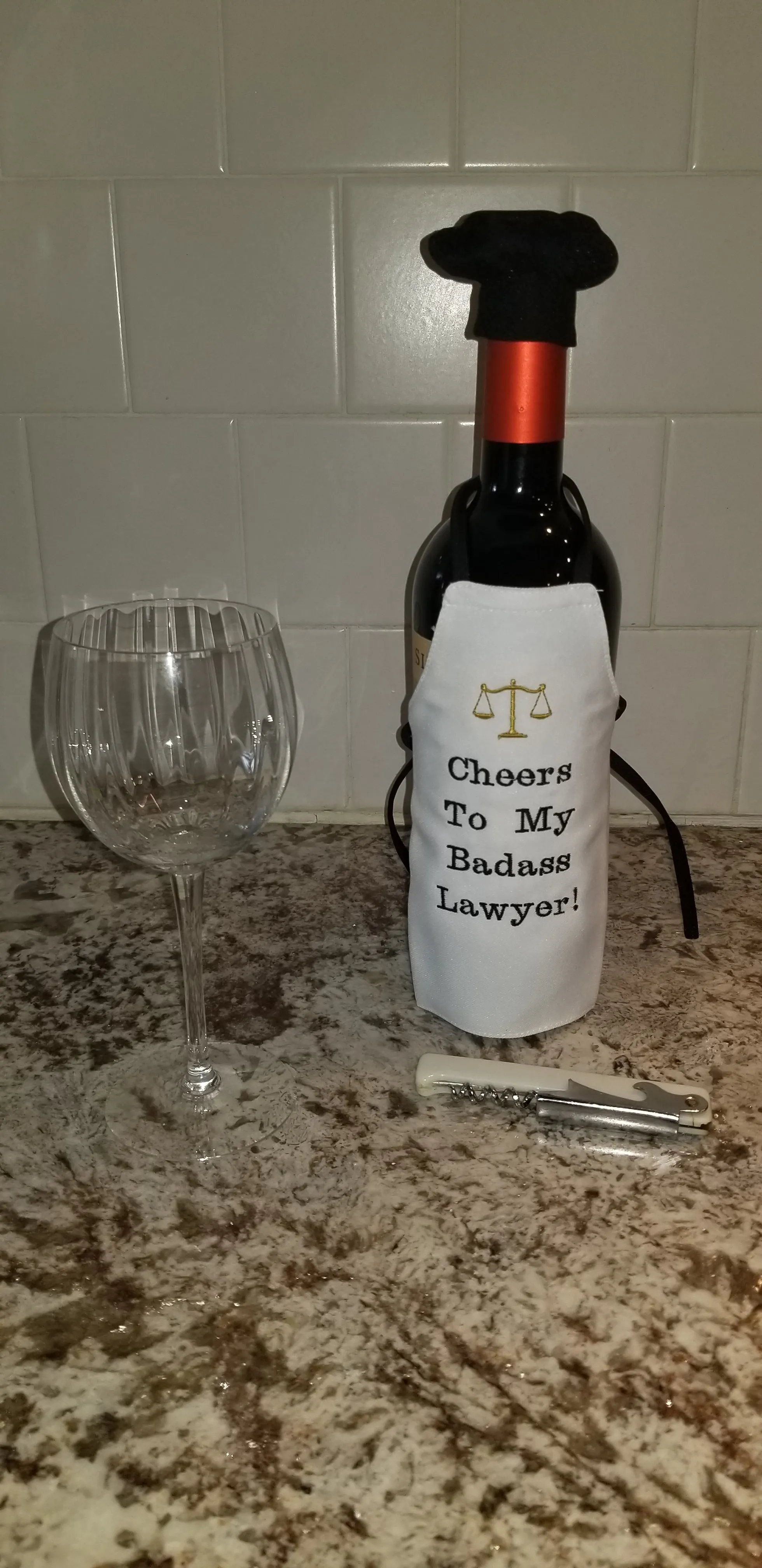 Wine Bottle Aprons Item #30014