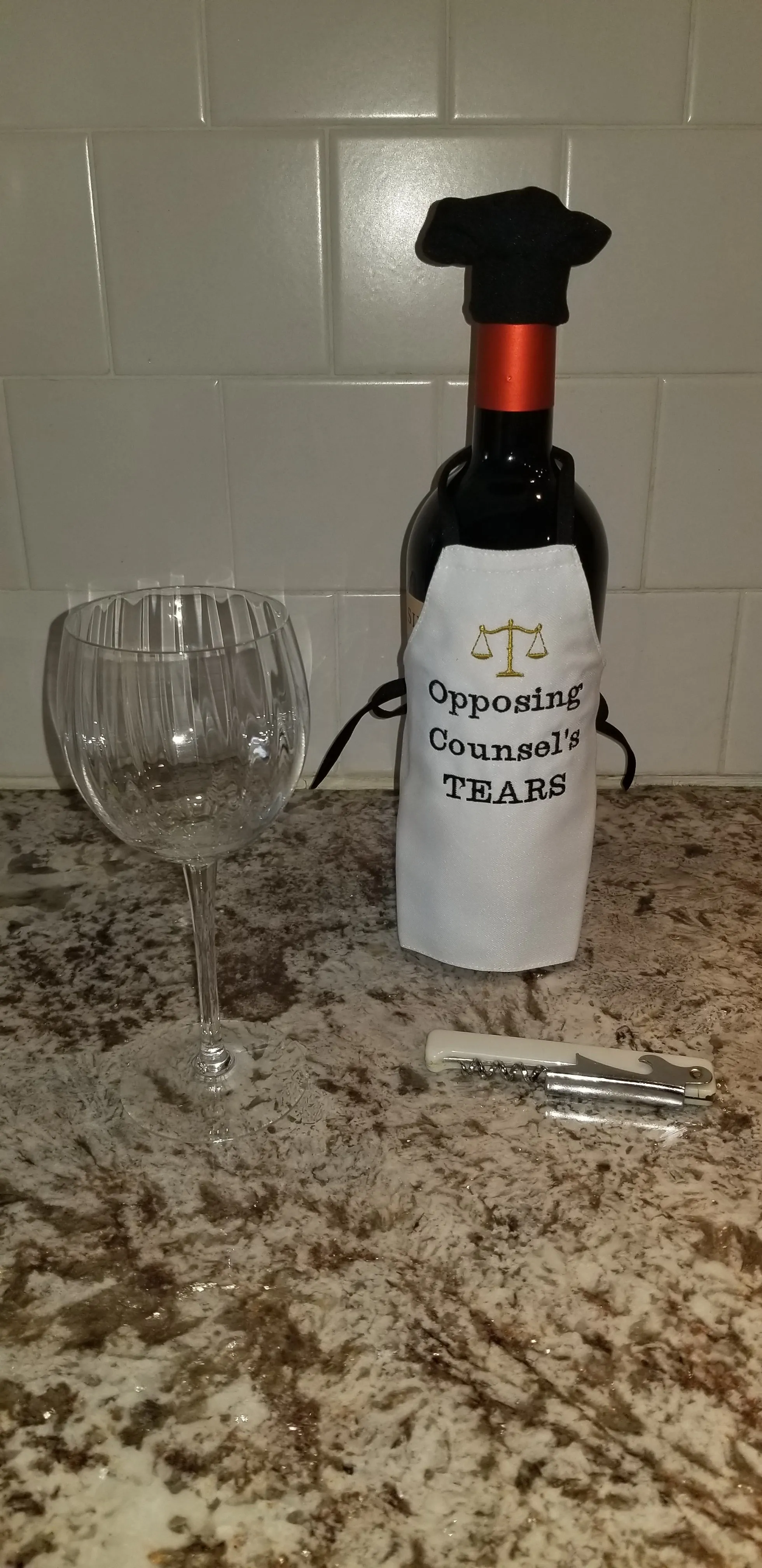 Wine Bottle Aprons Item #30014