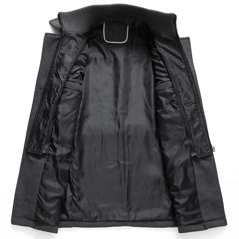 Winter Wool-Blend Coat – Elegant and Timeless Design for Cold Days