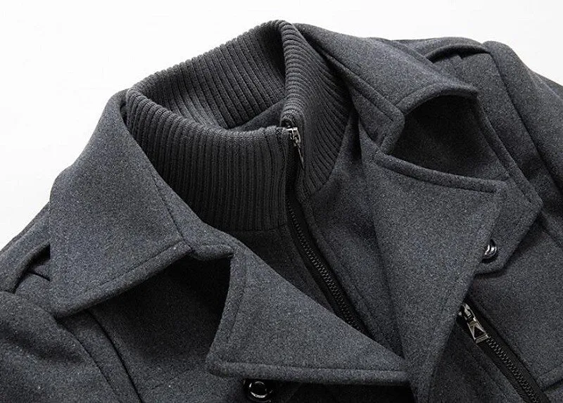 Winter Wool-Blend Coat – Elegant and Timeless Design for Cold Days