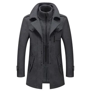 Winter Wool-Blend Coat – Elegant and Timeless Design for Cold Days