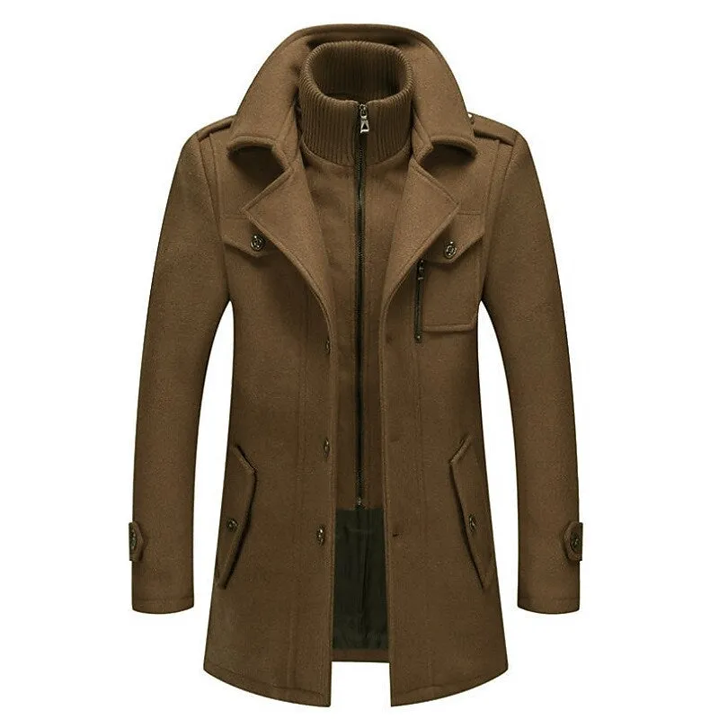 Winter Wool-Blend Coat – Elegant and Timeless Design for Cold Days
