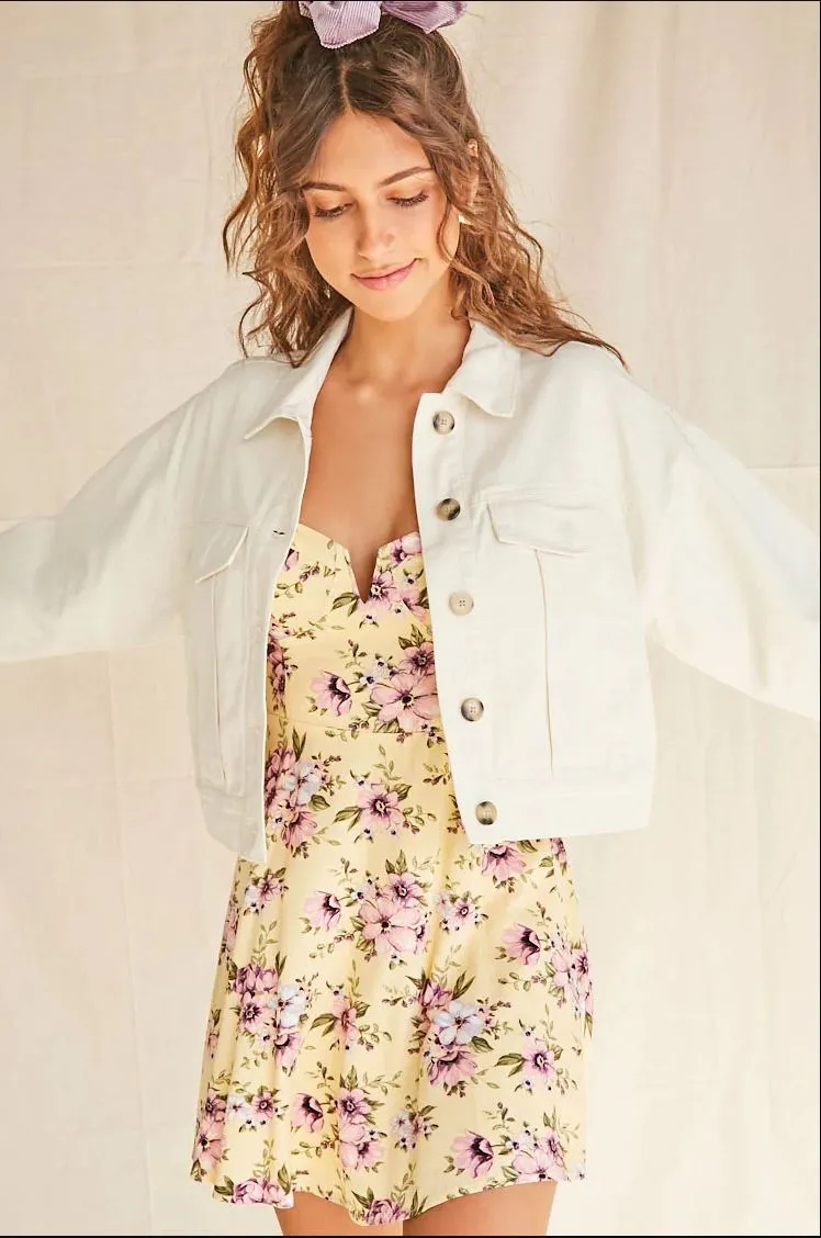 Women White Solid Jacket