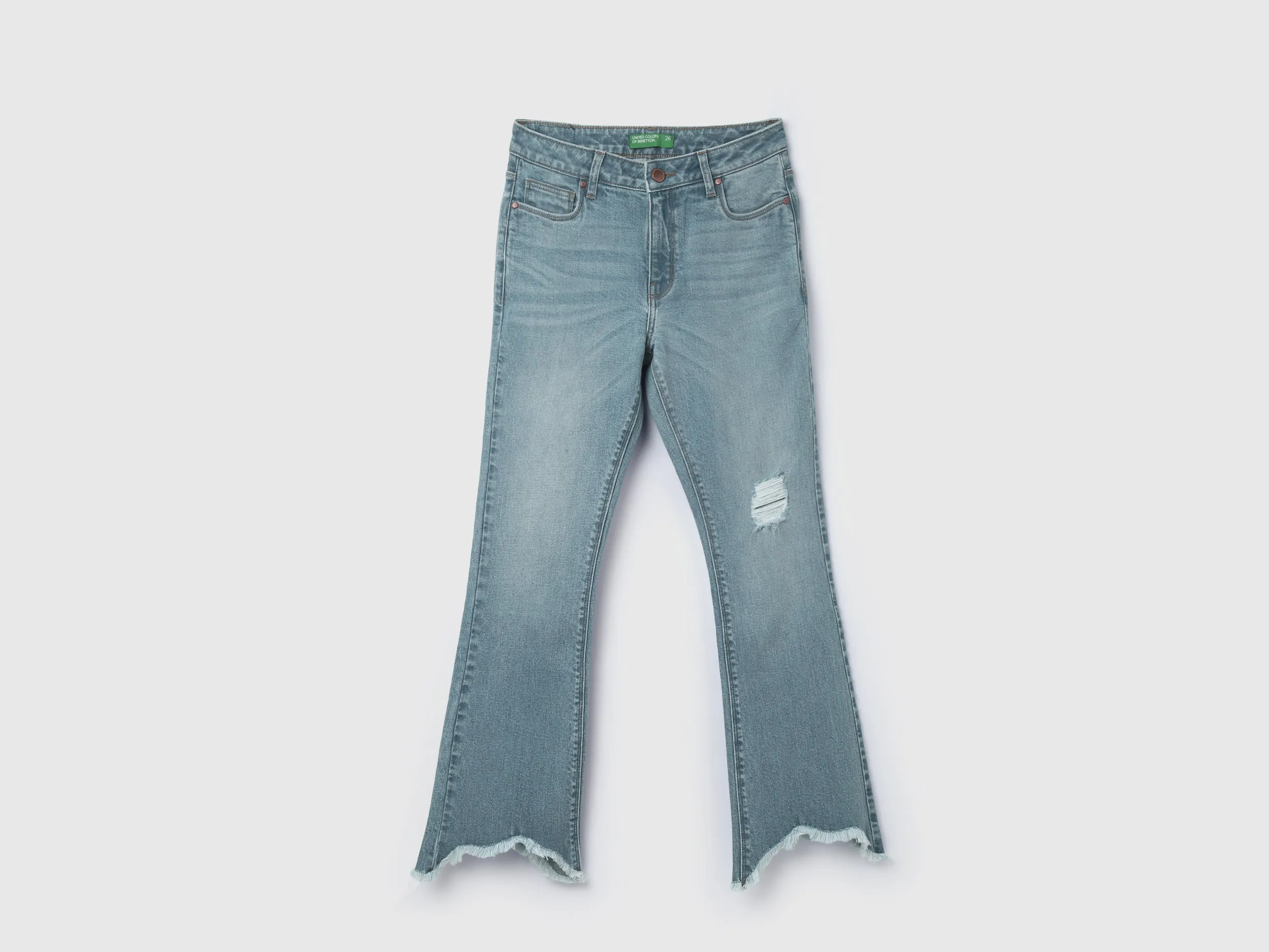 Women's Solid Bootcut Jeans