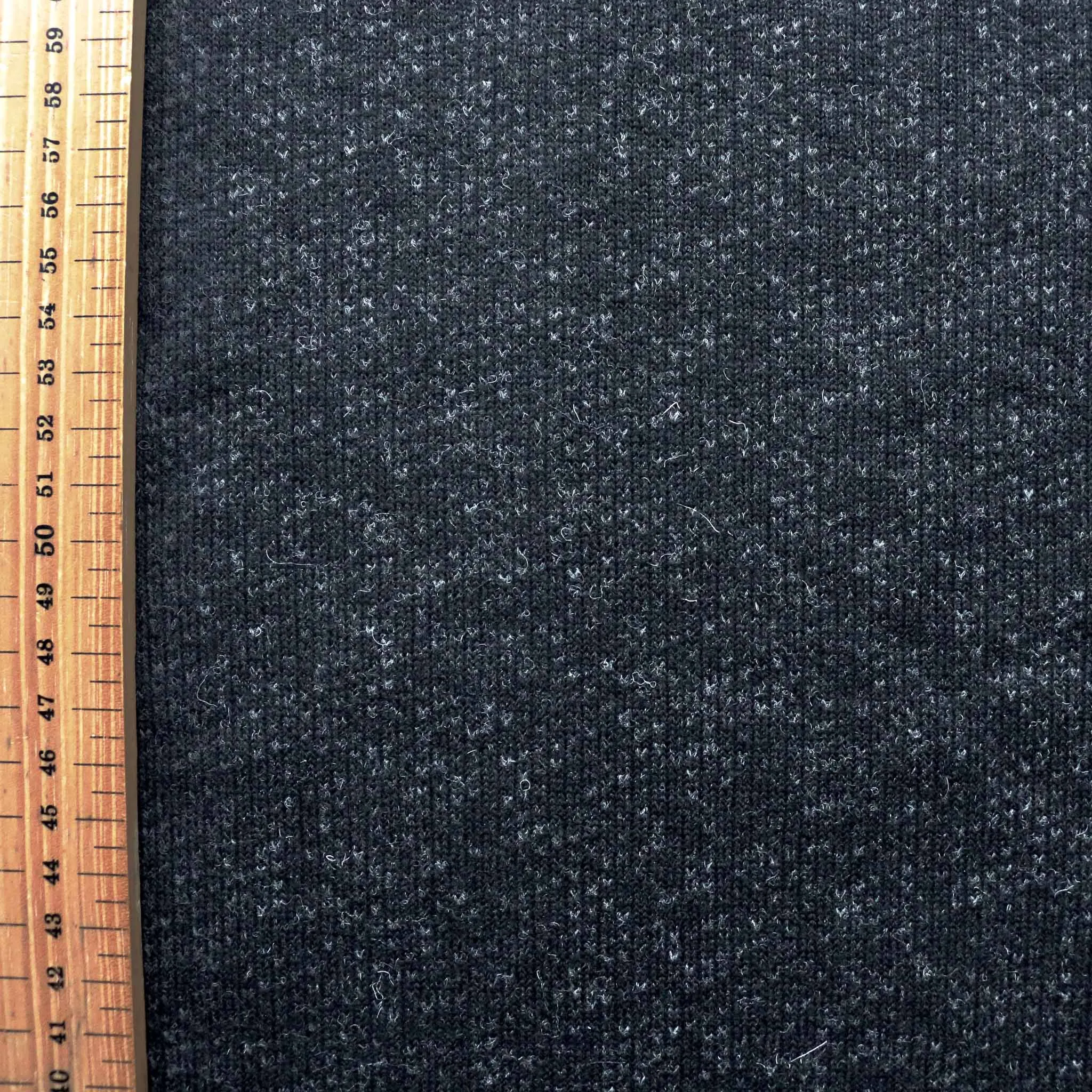 Wool Blend Jersey Fabric - Grey