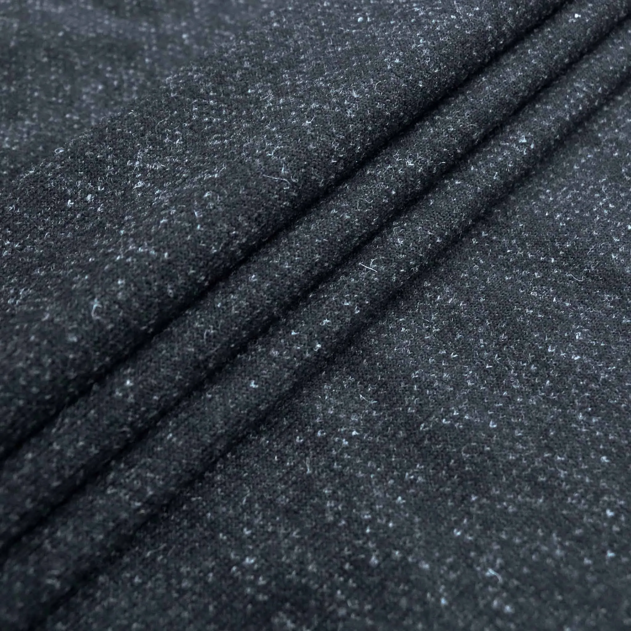 Wool Blend Jersey Fabric - Grey