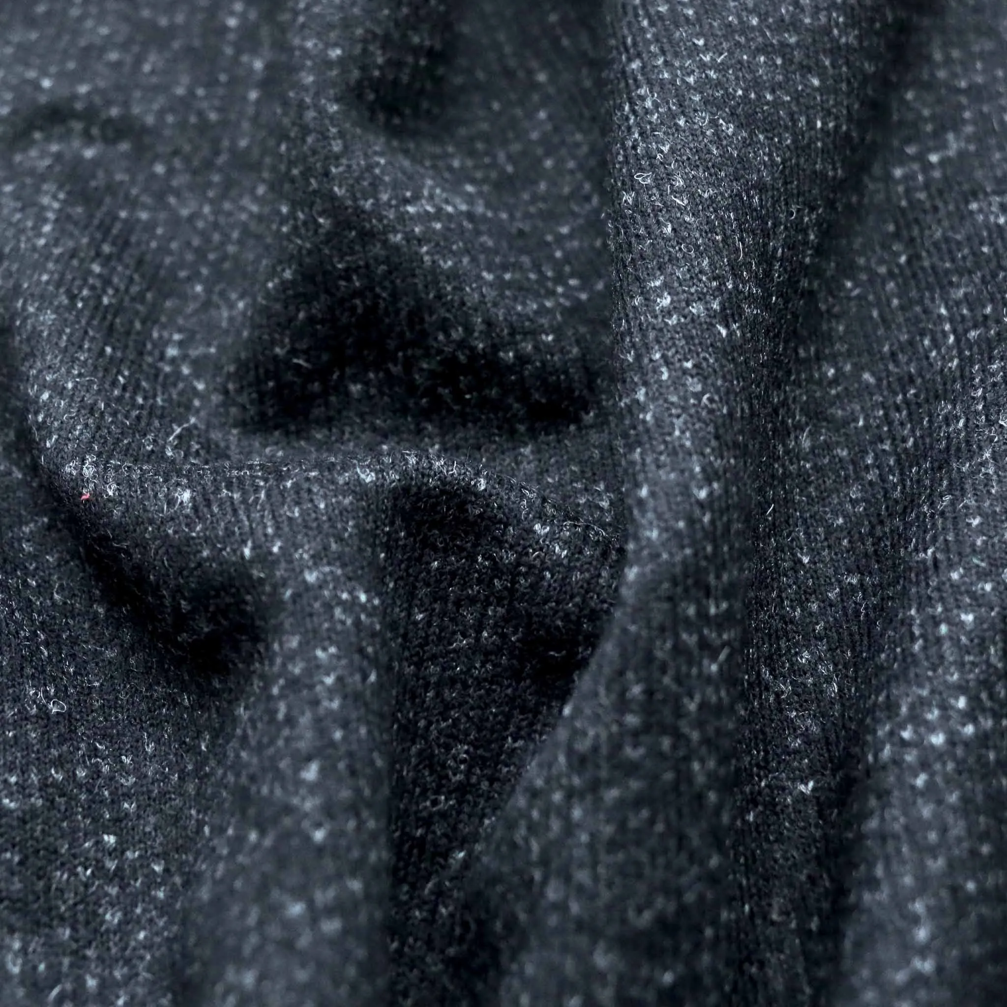 Wool Blend Jersey Fabric - Grey