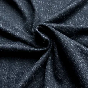 Wool Blend Jersey Fabric - Grey