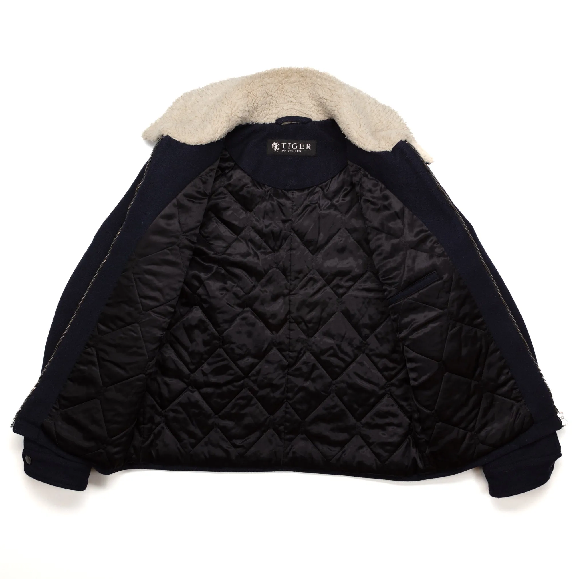 Wool Jacket in Navy #1056