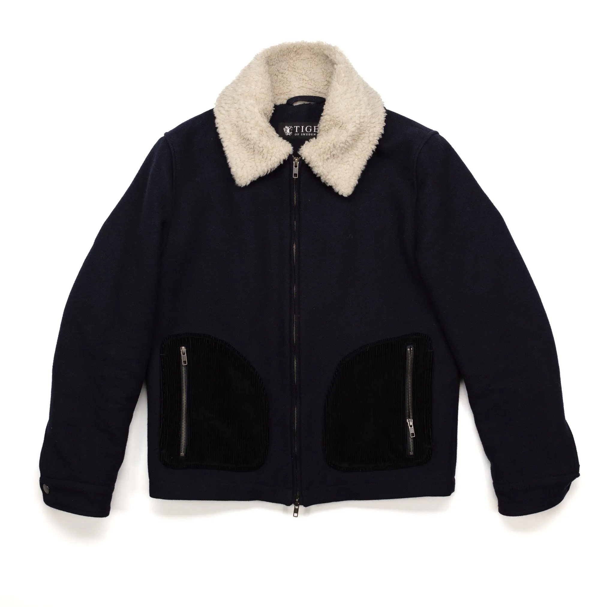 Wool Jacket in Navy #1056