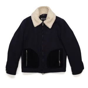 Wool Jacket in Navy #1056