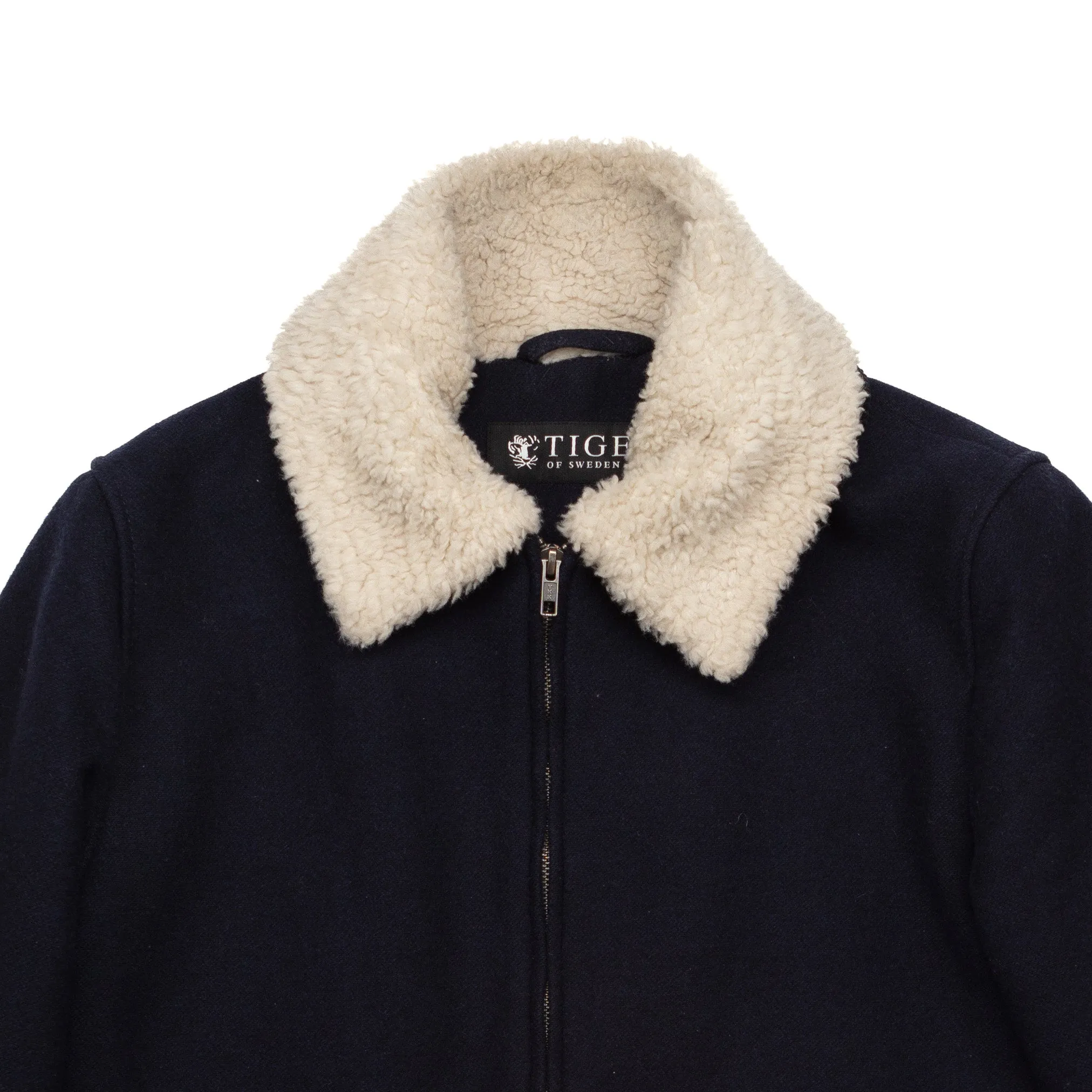 Wool Jacket in Navy #1056