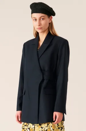 Wool Suiting Blazer (Sky Captain)