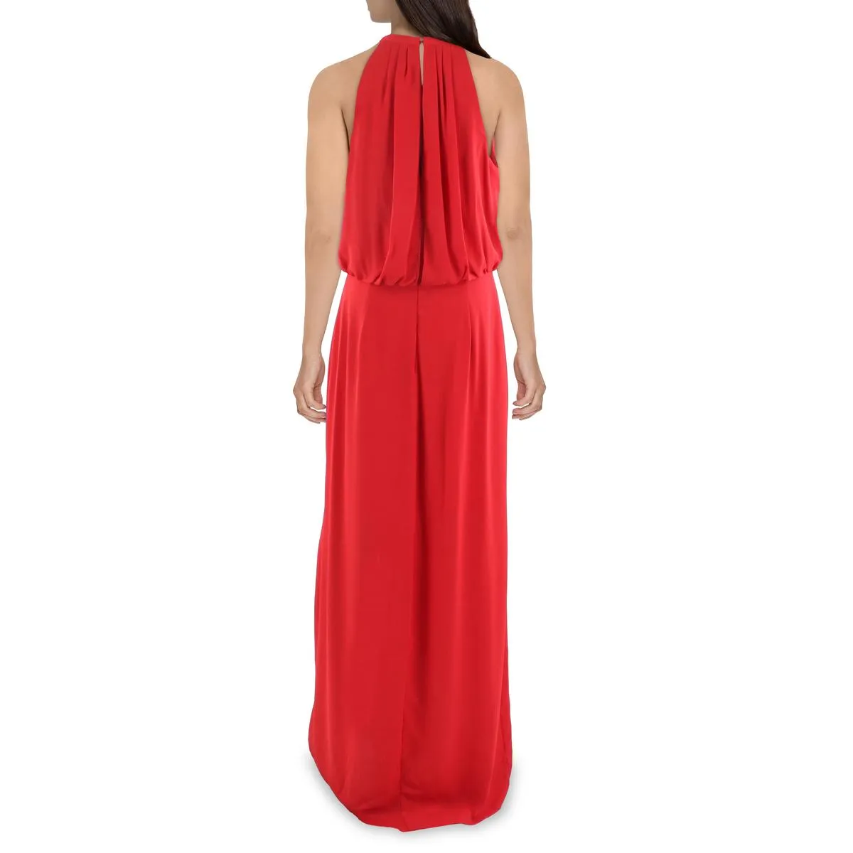 Xscape Womens Embellished Halter Evening Dress