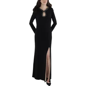 Xscape Womens Embellished Matte Jersey Evening Dress