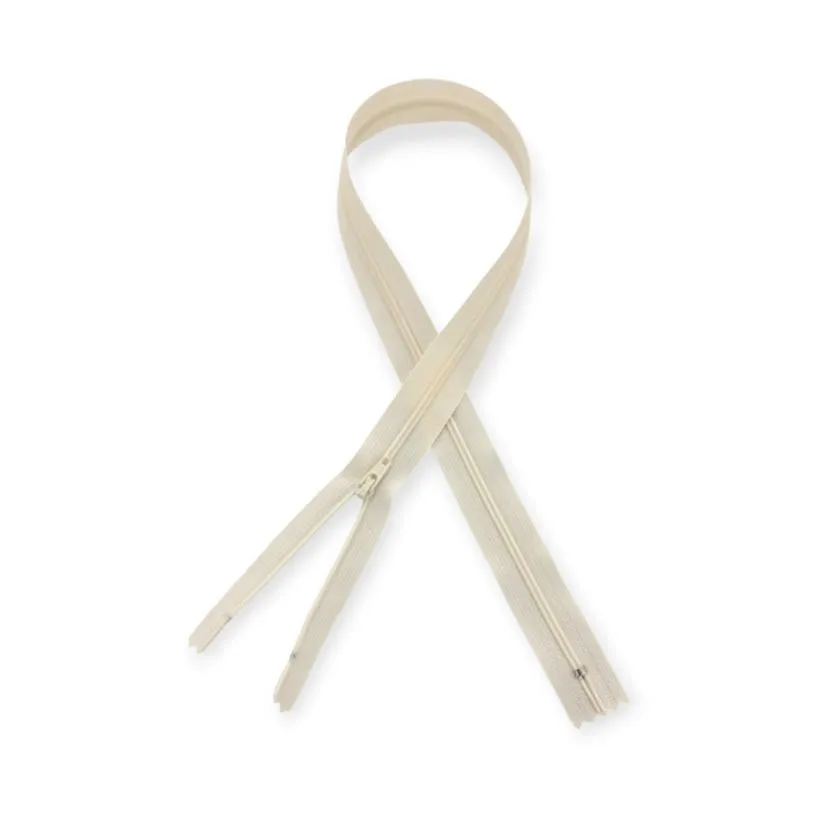 YKK Nylon Zip Cream