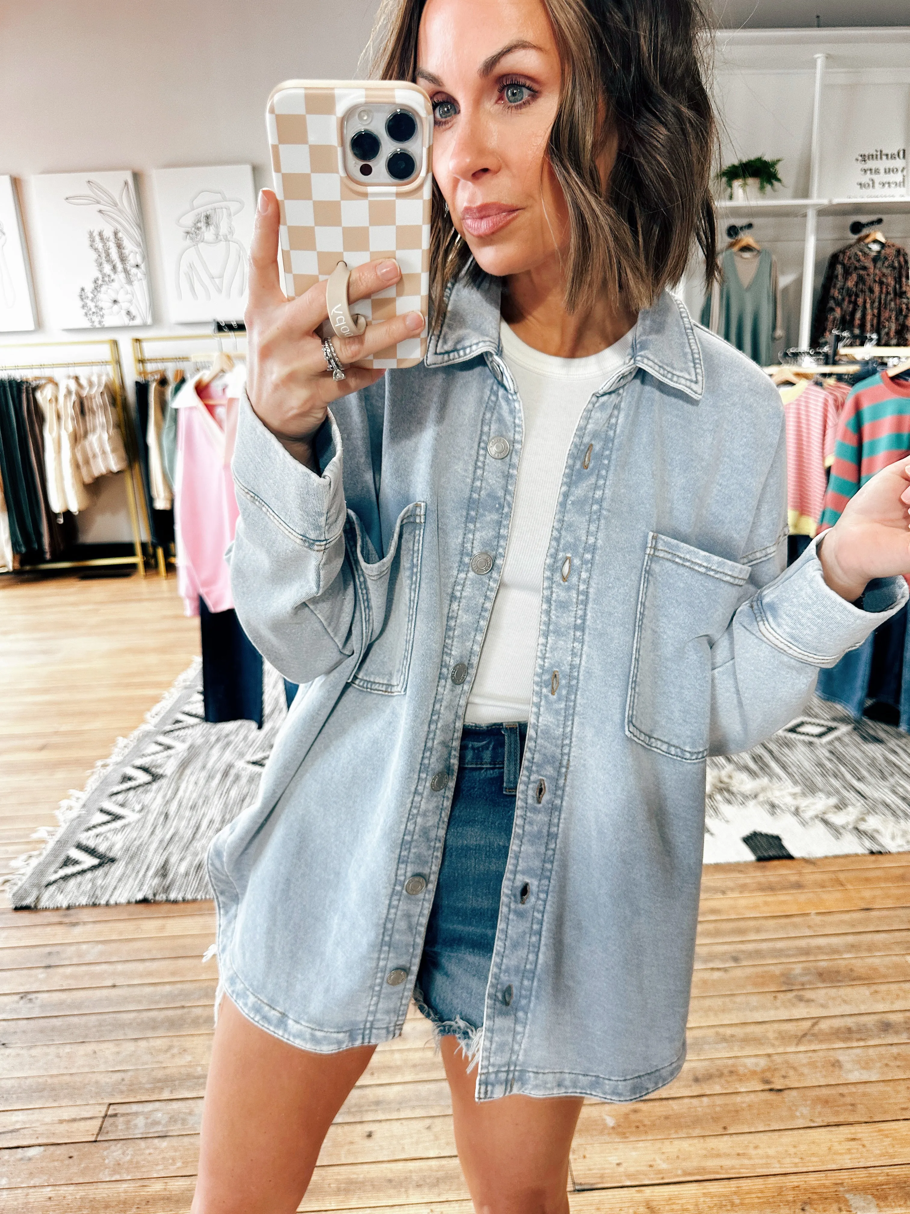 Z Supply - All Day Knit Denim Jacket